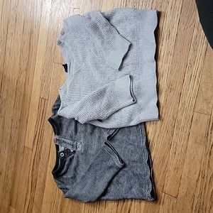 Gray Gap sweaters